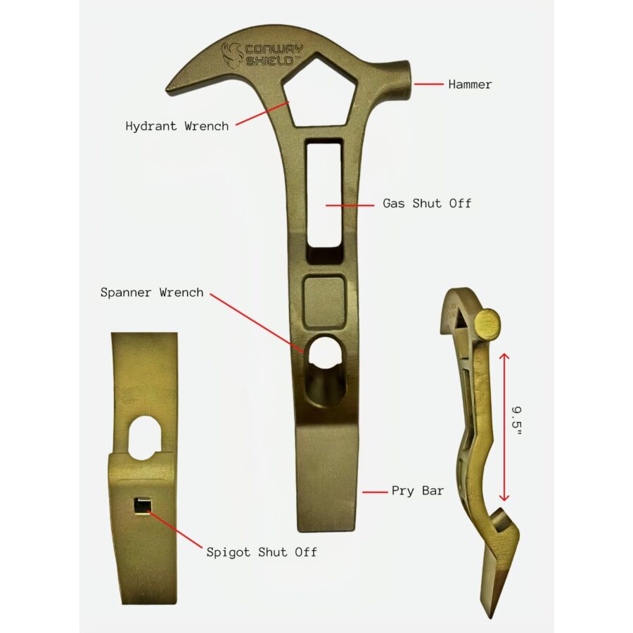 Bronze LA Tool Conway Shield 1