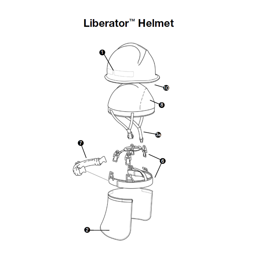 ESS FirePro 1971™ Goggles Attachment System (10 Sets) - LFH1034 LION Apparel 3