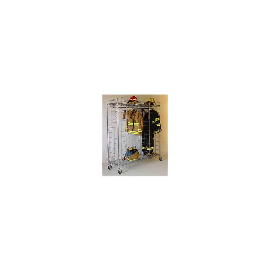 Mobile Single Sided Ready Rack (3, 4, 5, or 6 Compartments) - MSS 2