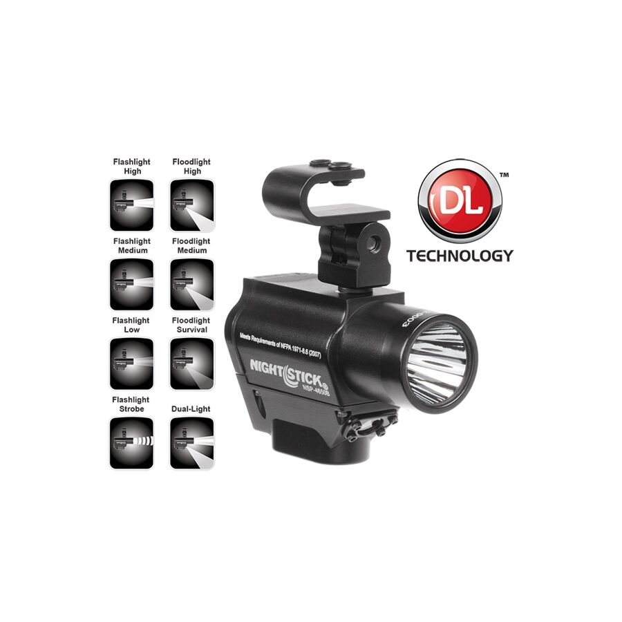 Night Stick Helmet-Mounted Multi-Function Dual-Light Flashlight - NSP-4650B Bayco Products, Inc 8