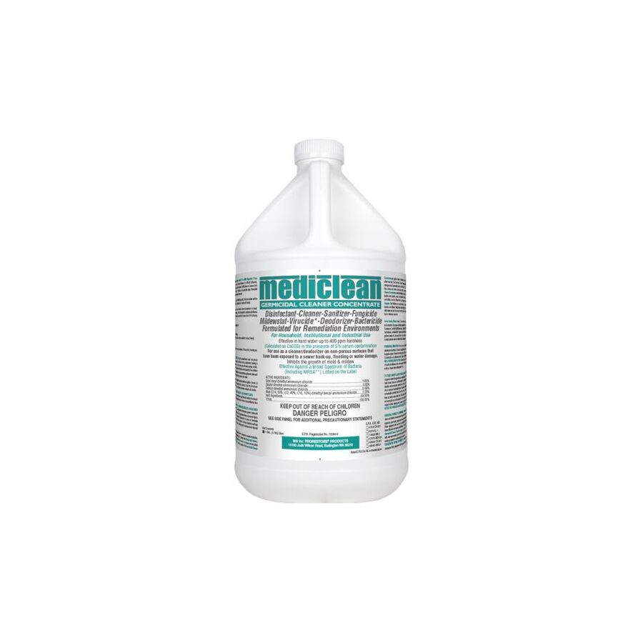 MediClean Germicidal Cleaner Concentrate, Lemon - 4 Gallons - 221592909 Conway Shield 1