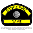 Sandy FD Custom LA 4 Shields - LA-4-2-SANDY