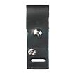 Epaulet Shoulder Mic Holder w/ Snap, Slot and Hook and Loop - Weave - 5467-B-W Boston Leather 2