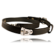Firefighter's Radio Strap w/ Reflective Strip and Motorola Clip (Brown) - 6542R-BR Boston Leather 2