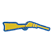 Single Line Gun Decal - D151 Conway Shield 2