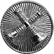 Two Crossed Bugles Ornament - F9 C.W. Nielsen 2
