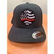 FlexFit Hat w/ American Flag and Red Line - HAT-REDLINE FlexFit 1