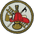 Firefighter Scramble Decal - 2, 1.5, or 1 Inch Diameter