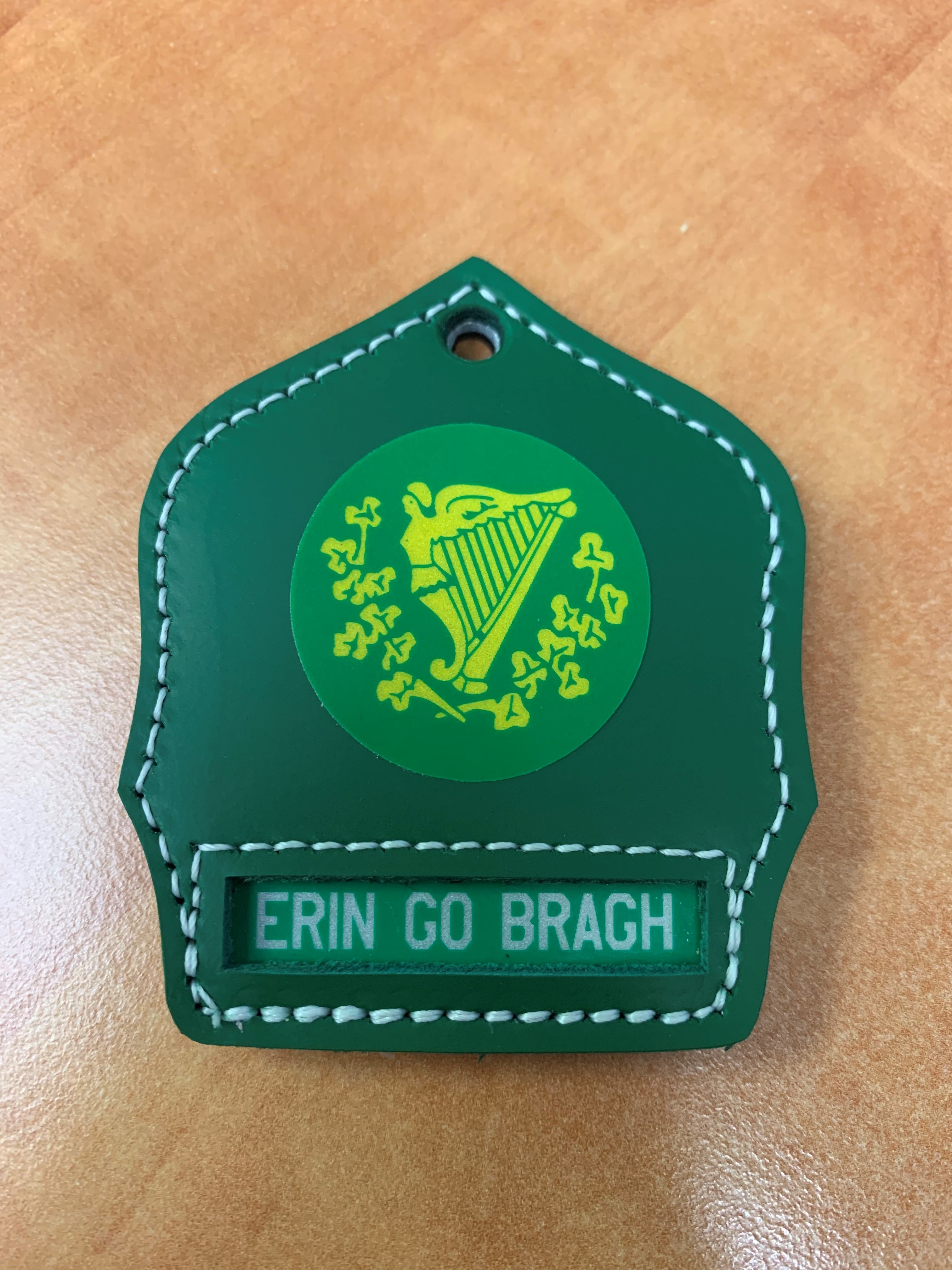 Erin Go Bragh Mini Shield Key Chain - MINI-HARP