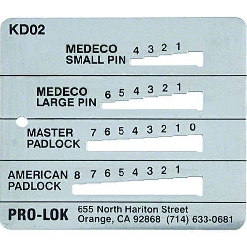 Pro-Lok Key Decoder - KD02