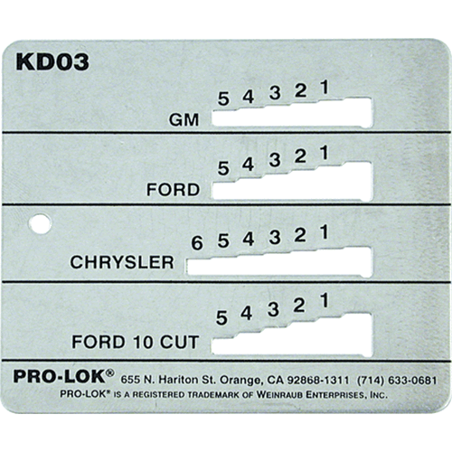 Pro-Lok Key Decoder - KD03