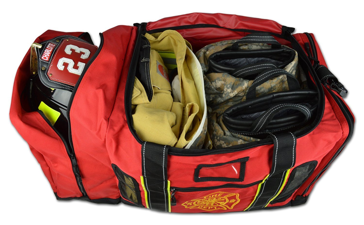 Lightning X Quad-Vent Turnout Gear Bag w/ Helmet Compartment & Mesh Vents - LXFB45M