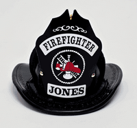 Conway Shield Mini Leather Helmet w/ Custom Front - PHE022M