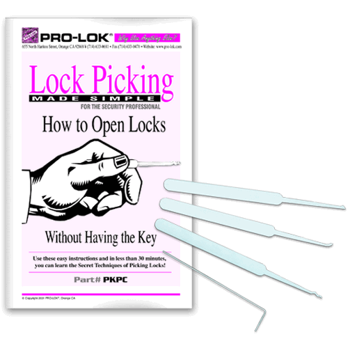 Pro-Lok Basic Lock Picking Manual - PKXBOOKLET