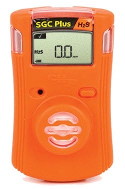 Gas Clip Single Gas Clip Plus (H2S or CO) Detector w/ Hibernate Mode - SGC+